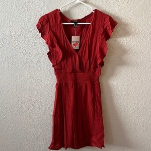 orange ish brown dress. great for fall. never worn